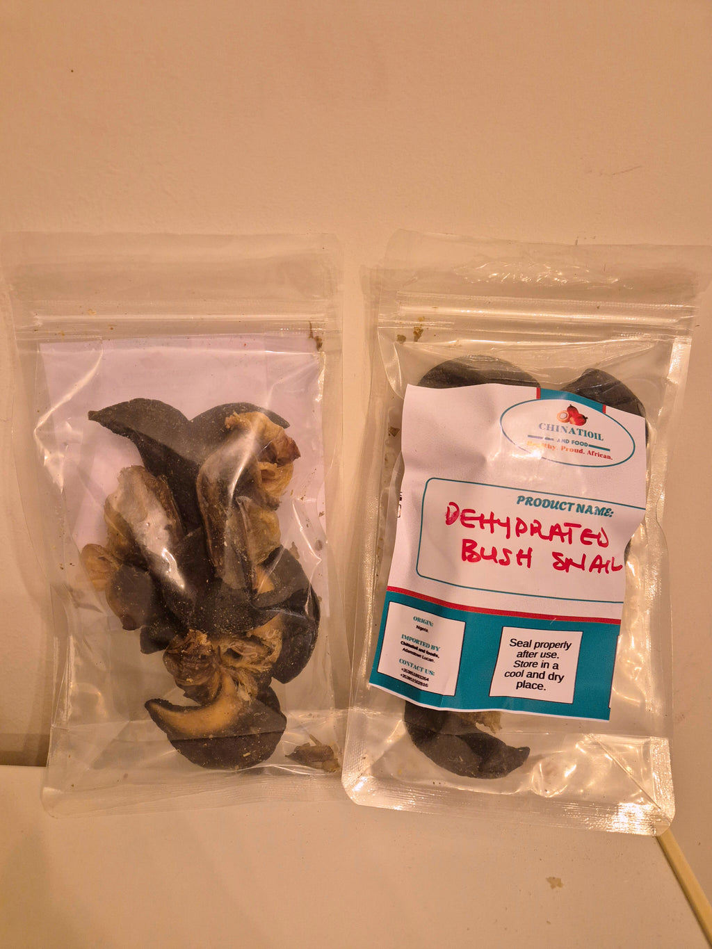 Dehydrated bush snail (3pcs Jumbo size)